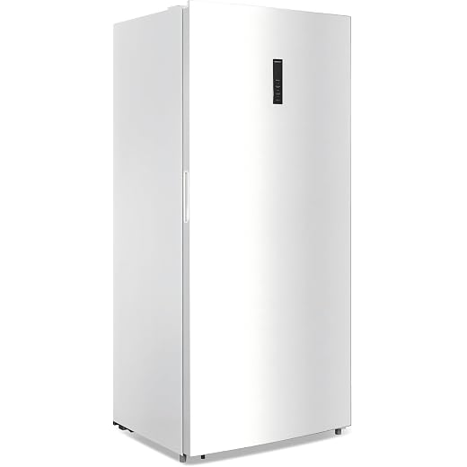 21.2 Cu. Ft. Convertible Freezer Refrigerator, Upright Freezer with Glass Shelves, Reversible Door,Frost Free