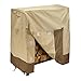 Classic Accessories Veranda Small 48 in. Log Rack Cover - Pebble