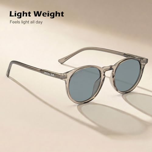 Image of ROYAL SON Polarized Stylish Sunglasses | UV Protection | Round | Classic | Men & Women | Small | SG-RS1111
