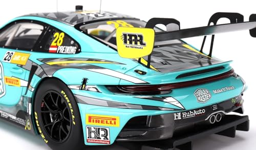 TOP SPEED 1/18 Porsche 911 GT3 R FIA GT World Cup miniatura 5