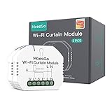 1.Bequemere Anwendung: Verwandelt einen herkömmlichen Rollladenmotor in ein intelligentes Gerät, das per Sprache und App gesteuert werden kann. Außerdem kann er mit Ihrem herkömmlichen 2-fach-Rollladenschalter verbunden werden, um Ihren Rollladen intelligent zu steuern (Hinweis: keine Stoppfunktion auf dem Schalter verfügbar, Stoppfunktion funktioniert nur über die App).