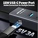 ABFCRTTW 4Ft 7-Port USB 3.0 Hub for Desktop - Aluminium USB Extender Hub 5Gbps, USB Multiport Adapter, USB Splitter, USB Hub Long Cable for Desktop, PC, Flash Drive, Mobile HDD, Windows/XPS, 1.2m