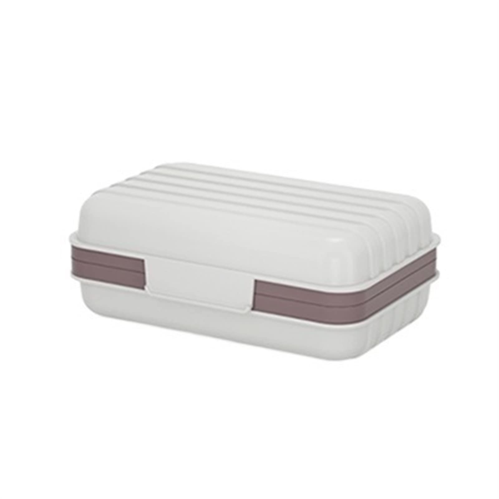 Caja de jabón Jabonera de baño Jabonera de plástico para el hogar con Tapa