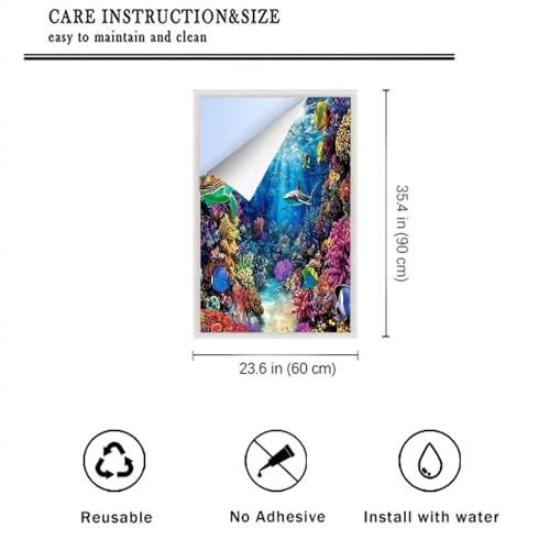 Vinilo decorativo frost para ventana 23.6 x 35.4 in miniatura 2