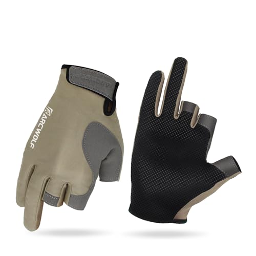 ARCWOLF UVカット スポーツグローブ ハーフフィンガー