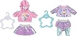 BABY born Outfit 43cm - Fácil para manos pequeñas, el juego creativo promueve la empatía y las habilidades sociales - Para niños a partir de 3 años