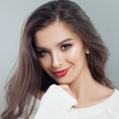 ONESING 23-40 Pcs Gold Nose Rings for Women 18G 20G Nose Piercing Jewelry L Shape Nose Studs Nose Rings Hoop Nose Jewelry Gold Stainless Steel Studs Screw Body Piercing Jewelry for Women Men