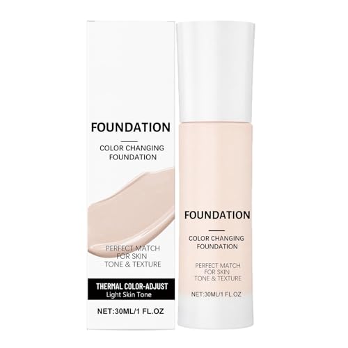 Luxes Foundation For Mature Skin, Luxes Colour Changing Foundation, Intelligent Color Correcting Foundation, Lightweight Texture, Medium Coverage, Long-Lasting Natural Finish (Light)