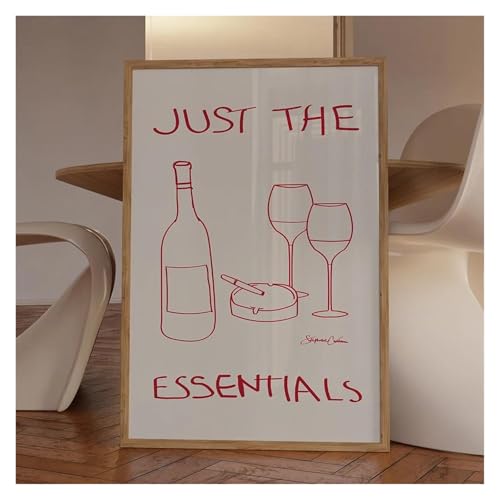 Tableau de boisson imprimé moderne 30x45cm pour décoration murale - 2