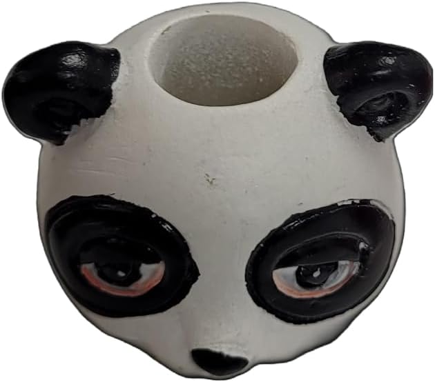 Fantasy Cigarette Snuffers/Instant Cigarette Extinguishers for Ashtrays/Pre Rolled Paper Holder (White Panda)