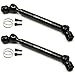 QUE-T 2 Pcs Steel 122-151mm Drive Shafts for 1/10 Axial Wraith/SCX10/Dingo/D90 RC Crawler Car (122MM-151MM)
