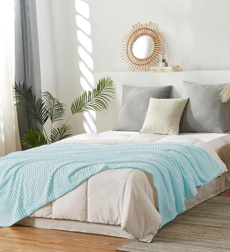 Couverture microfibre de luxe Simple&Opulence gaufrée relief haut de gamme - 3