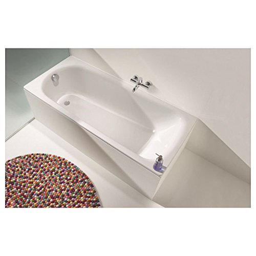 Vasca eurowa 140 x 70 bianco non foro senza piede