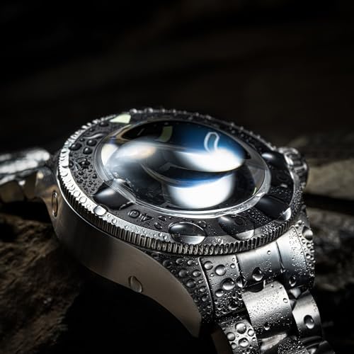 Image of Spinnaker Piccard Men's Automatic Dive Watch - Seiko NH35 Movement, Stainless Steel Case, Sapphire Crystal, 550m Water Resistant, Stainless Steel Bracelet, SP-5098