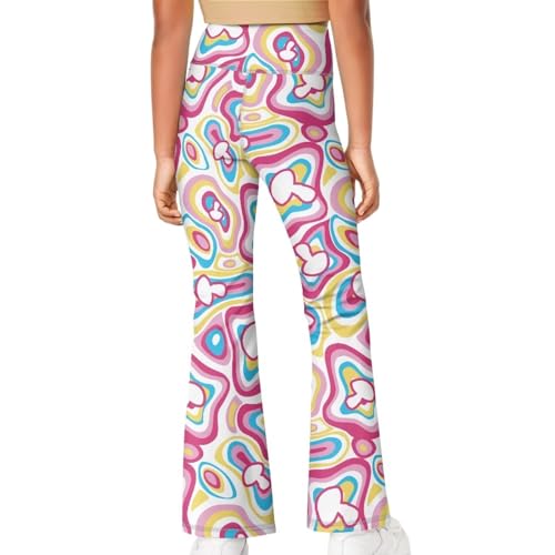 Hawapod Girls Flare Pants Butt Lift High Waisted Boootcut Pants Stretchy Durabled Cute Bell Bottons Leggings4