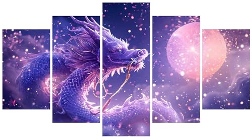 Puzzle Art Peinture Diamant Dragon Grand Format pour Lutter Contre le Stress et Décorer vos Murs