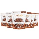 Picture of NuTrail Nut Granola, Cacao, No Sugar Added, Gluten Free, Grain Free, Keto, Low Carb, Healthy Breakfast Cereal 8 oz. 6 Count
