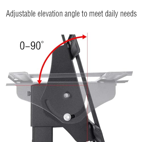 Carro móvil para TV con ruedas ajustable para 37–70 pulg miniatura 5