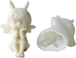 Handmade Sculpture Doll 3D Siilicoine Mold Handmade Scented Candle DIY Painted Doll Mold Aromatherapy Gifts