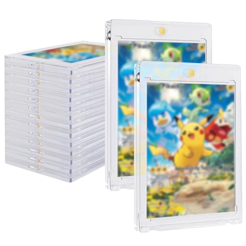 Ya en mundofriki.es: QMLING 16 fundas magnéticas para tarjetas coleccionables de 35 PT, fundas para tarjetas con protección UV, fundas transparentes para tarjetas de crédito TCG