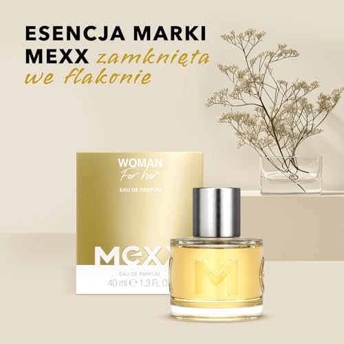 Mexx Woman Kwiatowo-Owocowa, Damska Woda Perfumowana, z Nutami Bergamotki i Jaśminu, 40ml