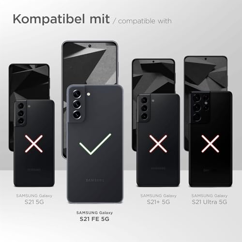 Housse Samsung S21 FE 5G moex avec support et porte-carte