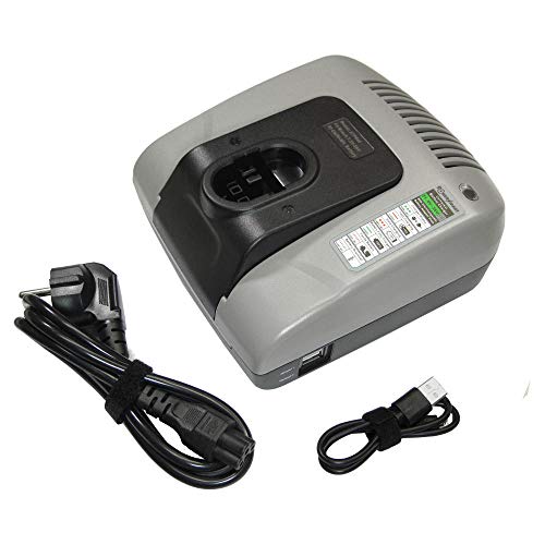 Trade-Shop Chargeur de batterie, 7,2 V-24 V, 2 A, station de charge NI-MH/NI-Cd compatible avec Würth 7023121 7023125 7023126 7023127 7023201 7023202 7023721...