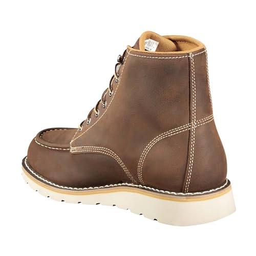 Image of Carhartt Men's Waterproof 6 inch Moc Steel Toe Wedge Work Boot