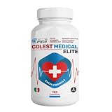 Italian Elite® Colest Medical, Integratore per Colesterolo e Trigliceridi - 120 compresse con Colina, Berberina, Coenzima Q10, Vitamine B ed E.