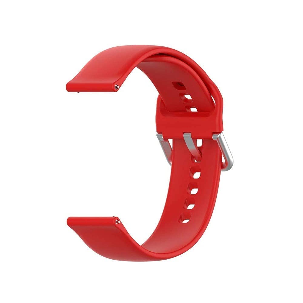 MicroBirdss Watch Strap Silicone Belt 22mm Compatible with Boat Wave Lite Smartwatch Sports Red