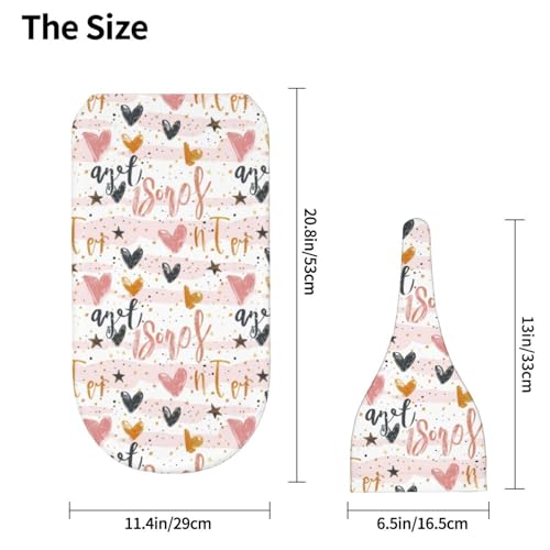 Image of Hand Drawn Gold Heart Newborn Swaddle Blankets Hat Sets Soft Baby Receiving Blanket Swaddle Sack for Baby Shower Infant Boy Girl Gift