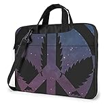Say goodbye to the boring colorful laptop bags. Galaxy 420 Cannabis Peace pattern style allows you to be unique and stylish.