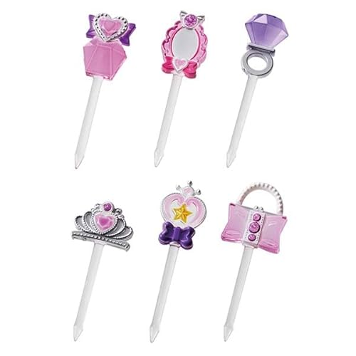 トルネ キラキラピック お弁当 ピックス 6本入 キラッと輝くお姫様ランチ