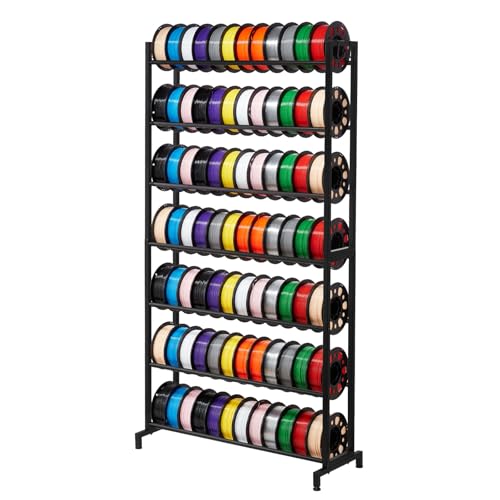 VEVOR 3D Printer Filament Storage Rack, 7-Tier Shelves