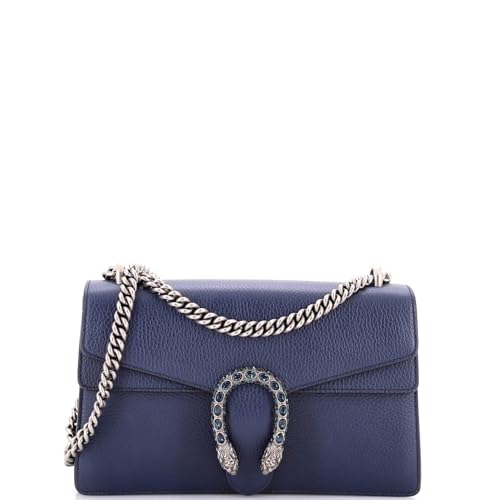 Pre-Loved Dionysus Bag Leather Small, Blue