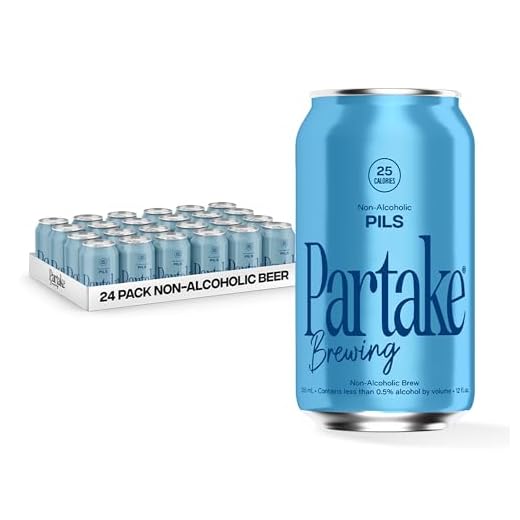Partake Brewing Non Alcoholic Pilsner 24 Pack
