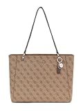 GUESS Noelle Ii Tote, Latte-Logo, Braun, Einheitsgröße