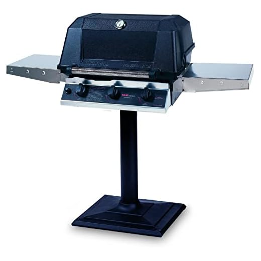 MHP WHRG4DD Hybrid Natural Gas Grill W/SearMagic Grids On Bolt Down Post