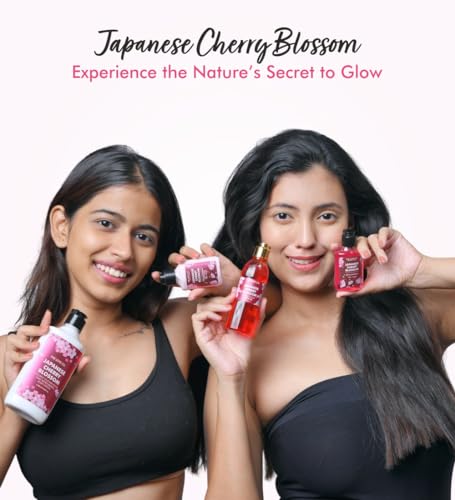 Image of THE LOVE CO. Japanese Cherry Blossom Body Lotion | Deep Moisturizing Cream for Dry Skin | Enriched with Shea Butter & Vitamin E | Hydrating Body Moisturizer for Women & Men | 250ml (Buy 2 Get 1 Free)