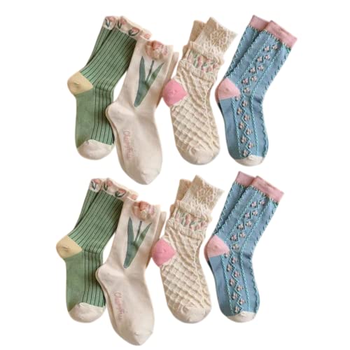 Floral Tulip Socks