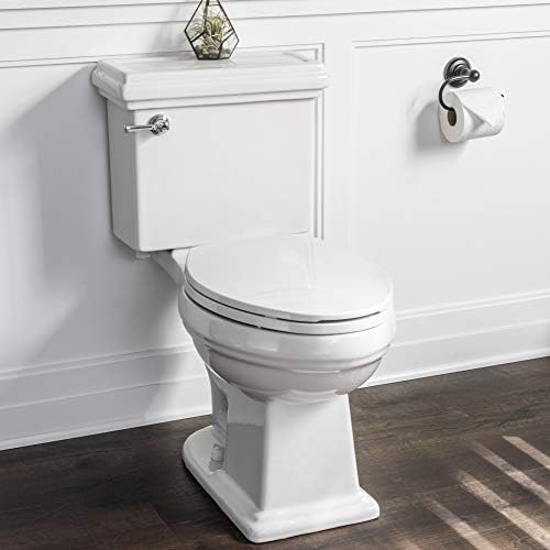 Miseno MNO240C Two-Piece Toilet with Chair Height Elongated Bowl - Includes Seat and Wax Ring