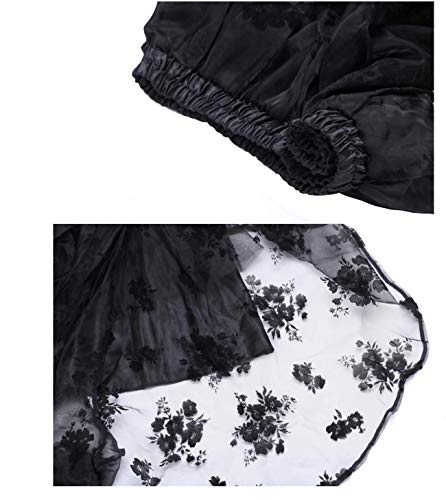 MISS MOLY Steampunk Gothic korsetjurk zwart retro korset rechte stijl corsage dames kostuum jurk Halloween cosplay - Image 5