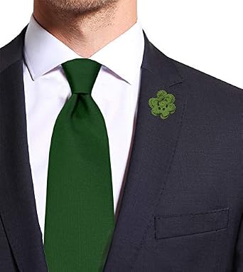 Made in Italy Elegant Mens Solid Color Necktie, Width 3.15 In, 100% Silk - No Duties Customs Fees