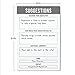 Suggestion Cards 4x6 inch (Pack of 100) | Comment Cards for Suggestion Box Feedback