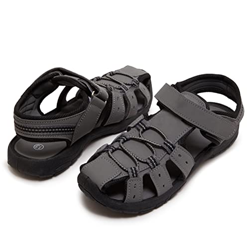 Skysole Boys Water Shoes, Rugged Closed Toe Amphibian Sandals For Beach cover