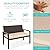 Best Choice Products Outdoor Bench 2-Person Wicker Garden Patio Benches Seating Furniture for Backyard, Porch w/Seat Cushion, 700lb Capacity - Brown/Tan