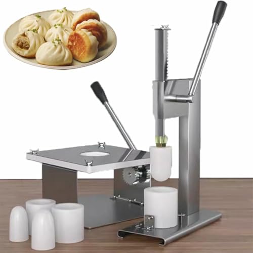 Machine à raviolis avec 3 moules – Appareil de cuisson manuel pour usage domestique et commercial, idéal pour faire de délicieux Baozi – Ensemble d'ustensiles de cuisine
