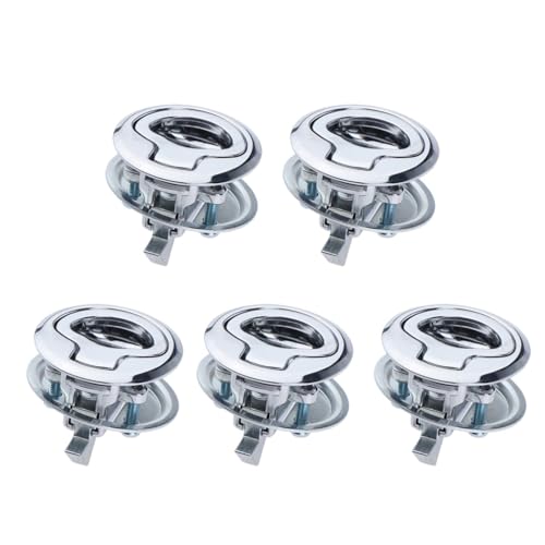 Lot de 5 loquets verrouillage à tirette en acier inoxydable 316 pour bateau et remorque