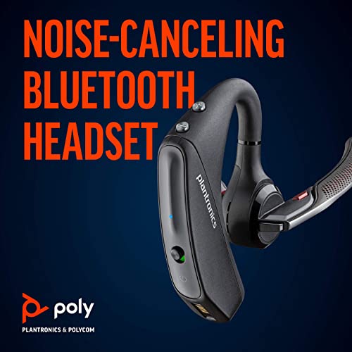 Image of (Refurbished) Plantronics Voyager 5200 (Poly) - Bluetooth Over-Ear (Monaural) Headset - Compatible to Co