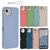 AQUOS wish4 シリコン ケース アクオスwish4 ソフトケース カバー スマホケース 薄型 保護 耐衝撃 SH-52E SH52E A402SH docomo Y!mobile 楽天モバイル SIMフリー パープル B064AW4PU